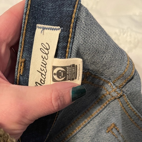 Madewell Jeans 10" Roadtripper Denim Ridgefield Wash 23 front zip - Picture 3 of 5